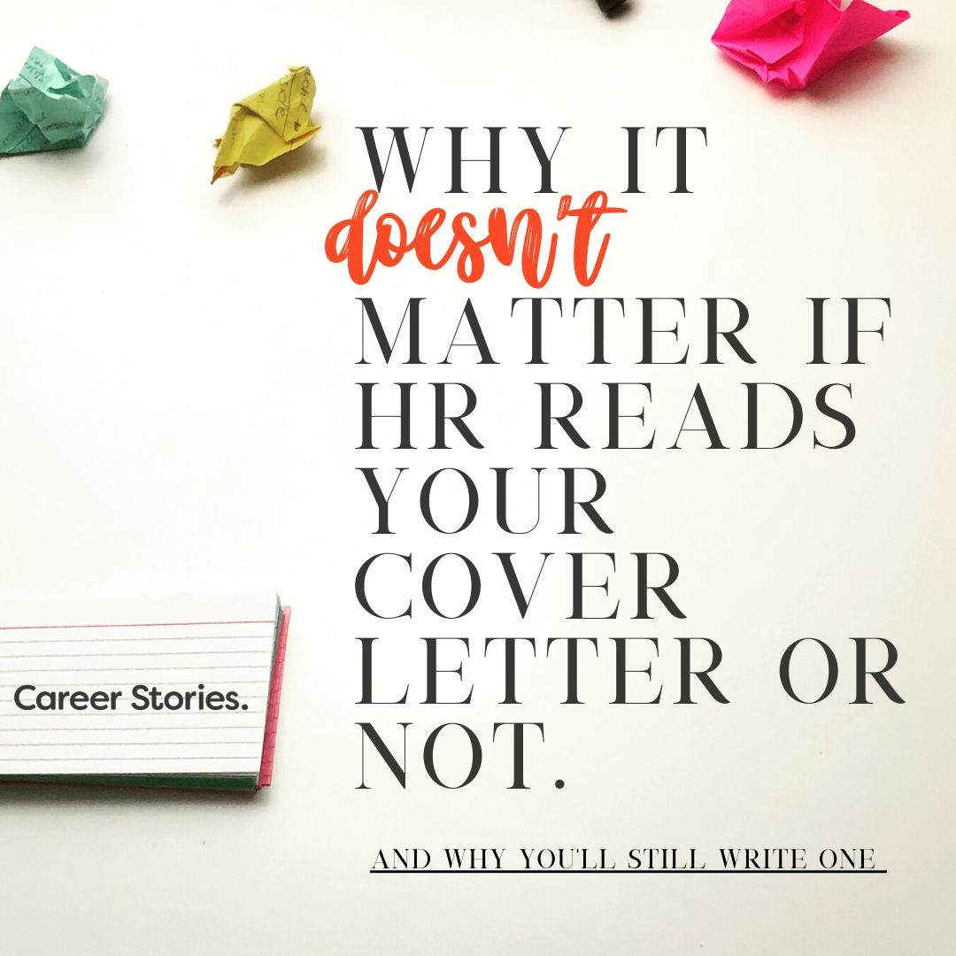 Does HR read cover letters anymore? And why you still need ... (1080 x 1080 Pixel)